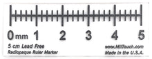 Load image into Gallery viewer, 5 cm Digital Style Radiopaque Ruler Marker - NIST Certified