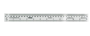 12" / 31 cm Dual Scale Radiopaque Ruler (1/32 in & 1 mm grad) - NIST Certified