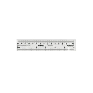 6" / 15 cm Dual Scale Radiopaque Ruler (1/32 in & 1 mm grad) - NIST Certified