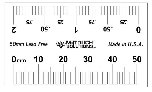 Photo Documentation - Scales - T-Ruler - Metric - A-6203