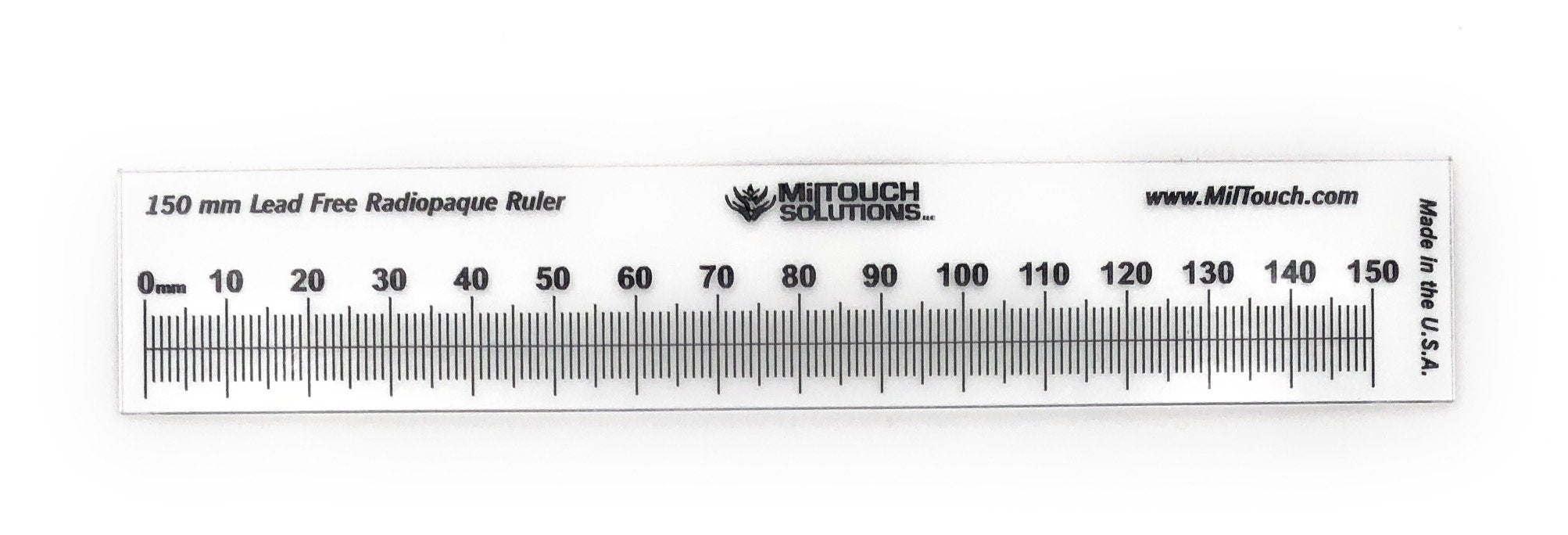 12 / 31 cm Dual Scale Radiopaque Ruler (1/32 in & 1 mm grad