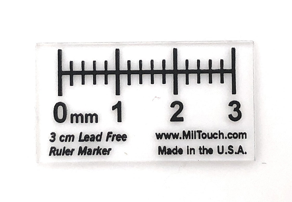 Digital Ruler 3cm 3 cm Digital Style Radiopaque Ruler Marker – MilTouch Solutions