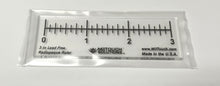 Load image into Gallery viewer, 3&quot; Radiopaque Ruler - 1/8 inch Demarcations

