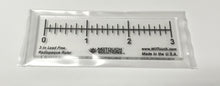 Load image into Gallery viewer, 3&quot; Radiopaque Ruler - 1/8 inch Demarcations - NIST Certified
