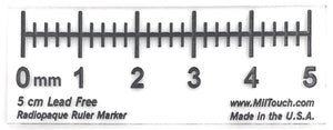 5 cm Digital Style Radiopaque Ruler Marker