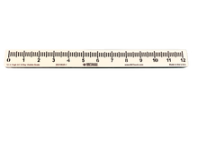 Load image into Gallery viewer, 12&quot; High kV X-Ray Visible Scale for use in high kV radiographic non-destructive testing (NDT).
